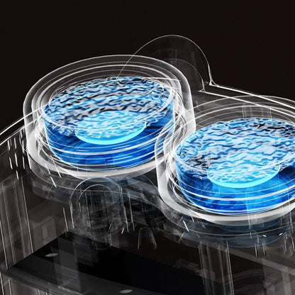 USB Ultrasonic Contact Lens Cleaner Machine,  with Removable Box, Portable Rechargeable & Battery Dual mode optional