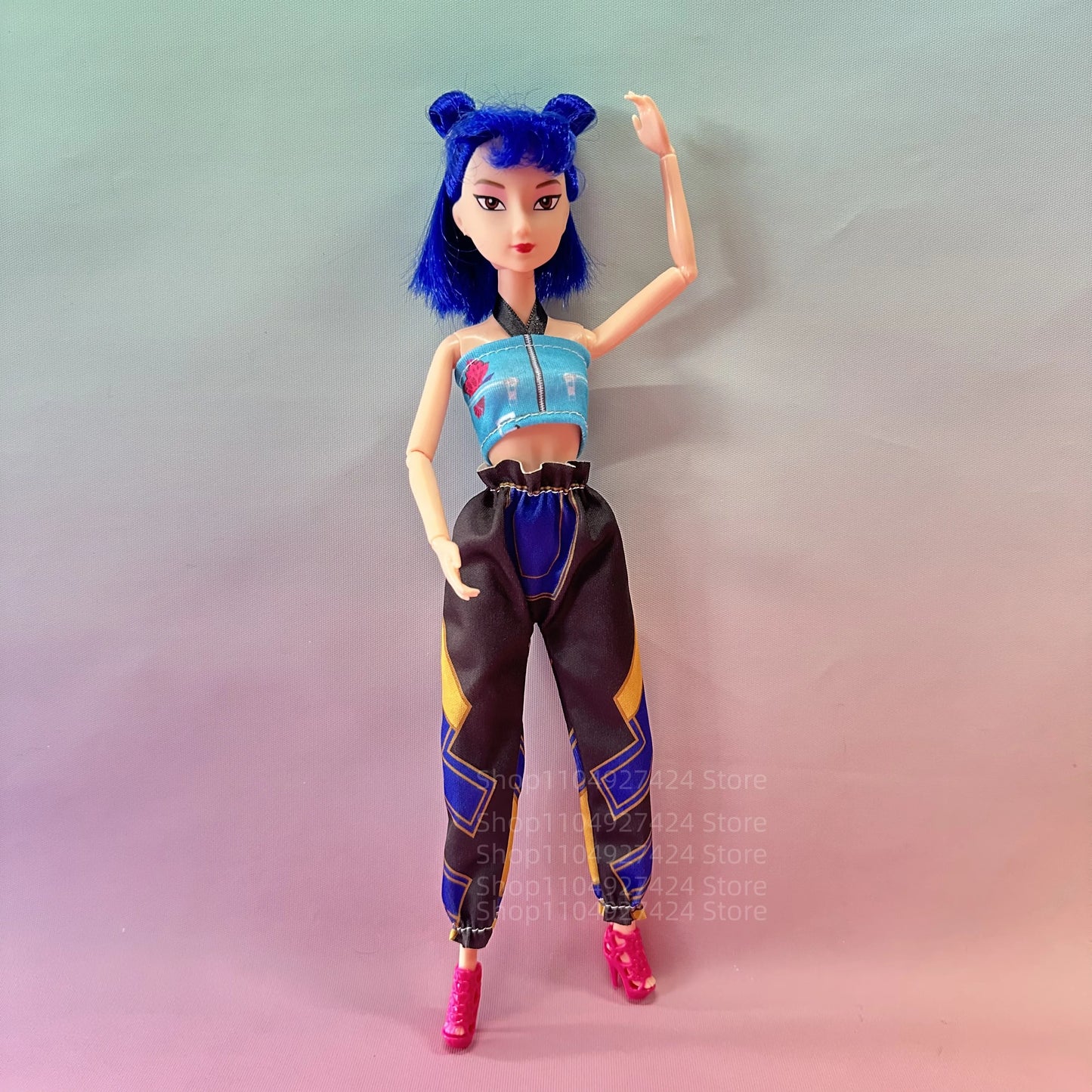 2025 NEW Kpop Demon Hunters Action Figure Vinyl Doll Toy Kawaii Huntrix Anime Figures Rumi Mira Zoey For Children Christmas Gift