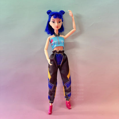 2025 NEW Kpop Demon Hunters Action Figure Vinyl Doll Toy Kawaii Huntrix Anime Figures Rumi Mira Zoey For Children Christmas Gift