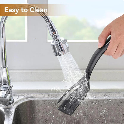 New 2 in 1 Grip Flip Spatula Tongs Egg Flipper Spatula Nylon Non Stick Coating Pancake Fish French Toast Omelet Making Tool