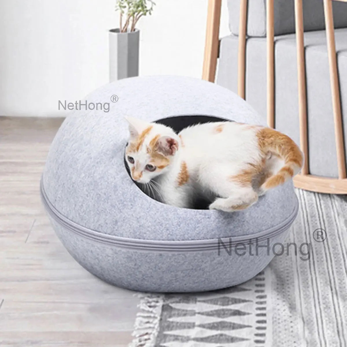 Cozy Cat Bed Home Removable Pet House for Cats Breathable Puppy Cat Kedi Malzemeleri kattenmand Cats Products for Pets Supplies