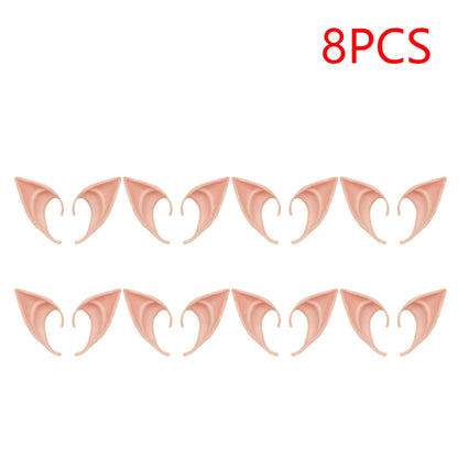 1-20pair Mysterious Angel Elf Ears Artificial Latex Ears for Halloween Decor Fairy Cosplay Costume Masquerade Accessories
