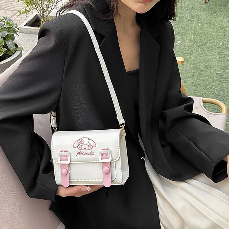 Anime Sanrio Crossbody Bags Hello Kitty Melody Kuromi Cinnamon Girls Women Luxury Brand Bag High Quality Designer Bags Gifts