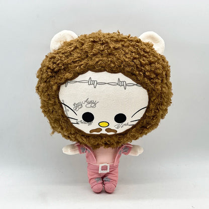 New Hello Kitty Ken Carson Rapper Trippie Taylors Plush Toy Doll with Clothes Stuffed Soft Plush Toys Fans Collect Gifts