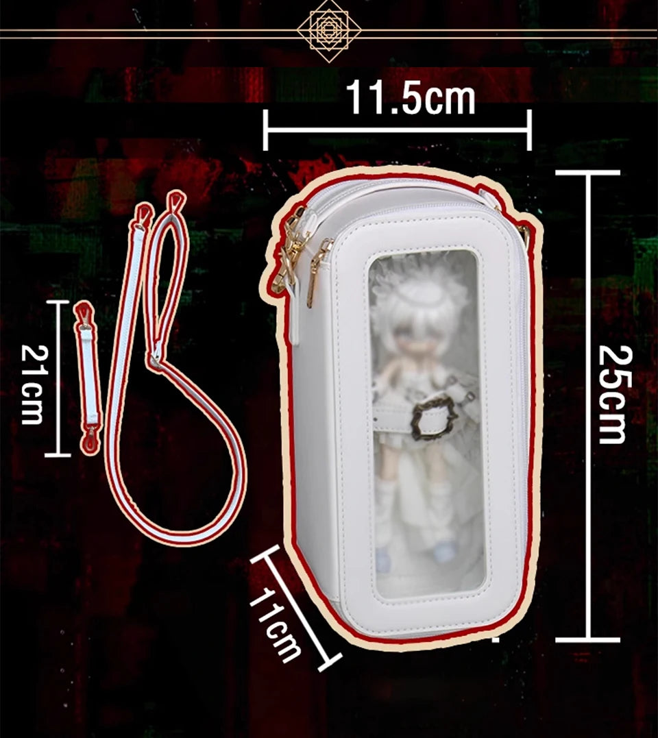 Original BJD Dolls Protections Bag Large Capacity Square Multi-function Bag Personality Bags for 30cm Mini Figures Figurines