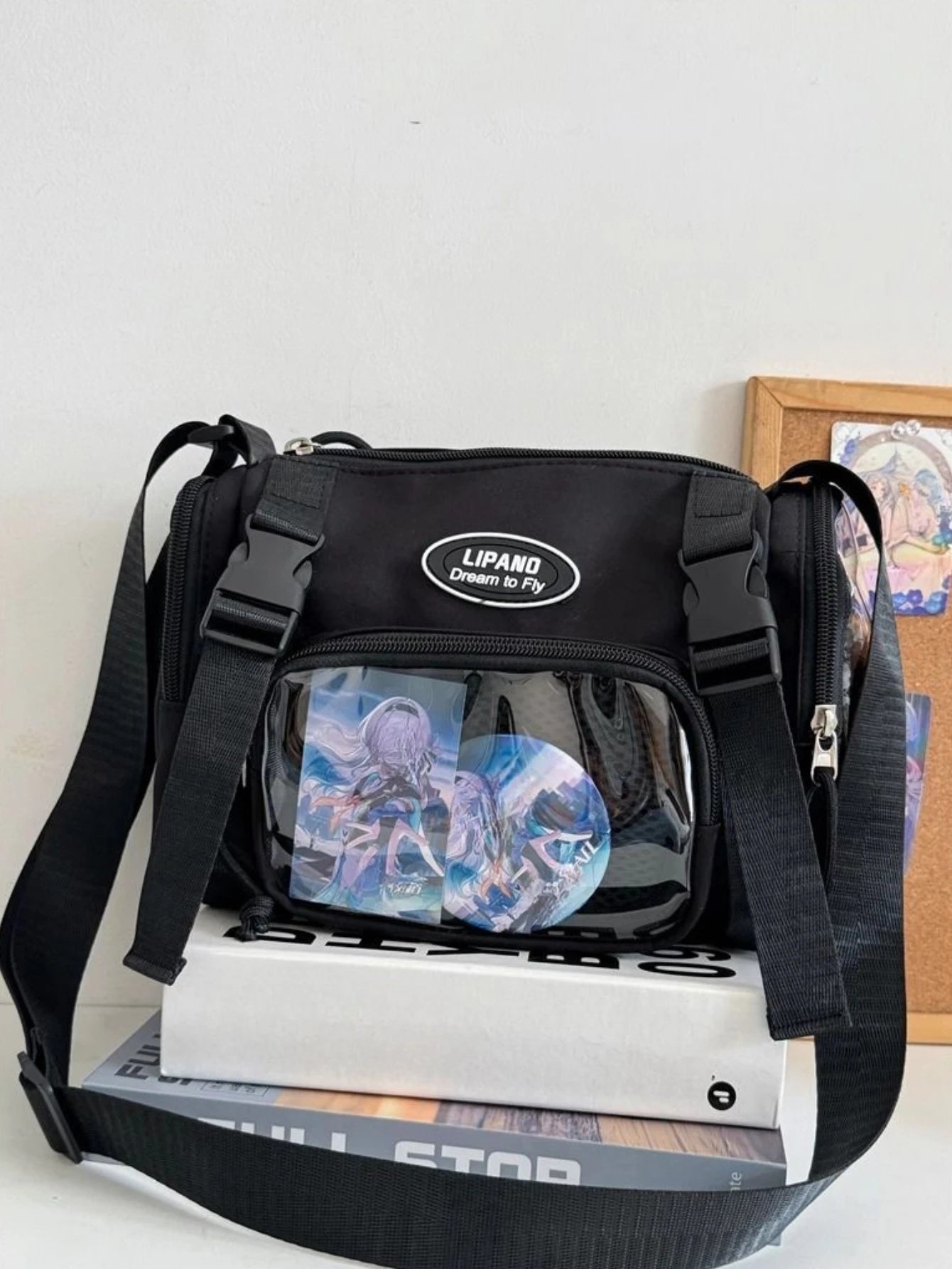 New Fashion 2025 Itabag Women Multipocket Clear Transparent Bag Summer Crossbody Bags Bucket Bag College Student Shoulder Bag