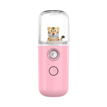 Mini 30mL Face Steamer USB Rechargeable Nano Facial Mister Beauty Portable Humidifier Diffuser Moisturizing Skin Care Tools