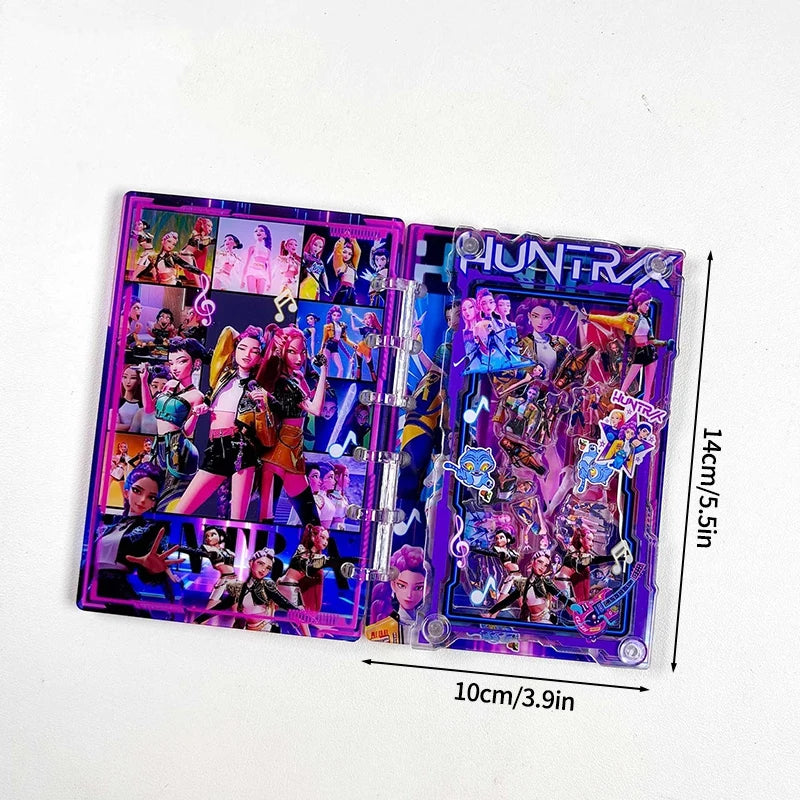 Kpop Demon Coil Notebook Anime Huntrix Book Notebook Decorative Party Gift for Guest Birthday Party Supplies Kpop Warrior