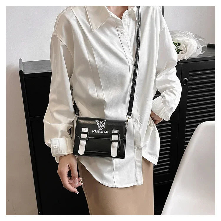 Anime Sanrio Crossbody Bags Hello Kitty Melody Kuromi Cinnamon Girls Women Luxury Brand Bag High Quality Designer Bags Gifts