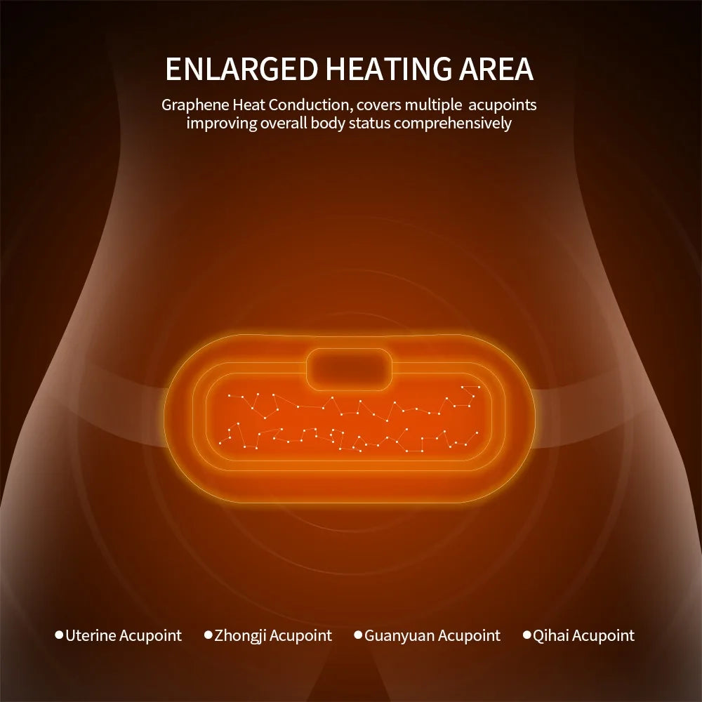 Damen-Menstruations-Heizkissen, warmer Palast-Gürtel, lindert Menstruationsbeschwerden, heiße Kompresse, Massagegerät, Gebärmutter, Erkältung, Dysmenorrhoe, Linderungsgürtel