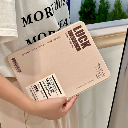 Cute notebook For iPad Case 2024 Air 11 13 M2 Pro 11 12.9 13 Case 10.2 7/8/9/10 10th Gen Cover 10.5/9.7 inch Air 3 4 5 10.9 Case