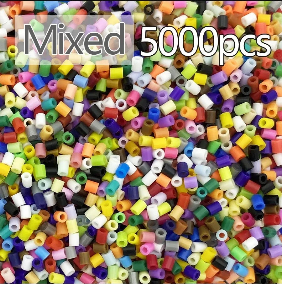 5000pcs/bag/60g 2.6mm Hama Beads Kids Fun Craft DIY Handmaking Fuse perler PUPUKOU Beads Creative Intelligence Educational Toys