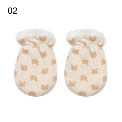 Baby Fleece Gloves - Soft Cotton Mittens for Newborn Toddler Boys & Girls | Anti-Scratch Winter Gloves