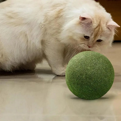 10cm Super Large Catnip Ball Lickable Natural Catnip Toys Self-Hi Relieving Stuffy For Cat Kitten Indoor Outdoor Playing Cat Toy