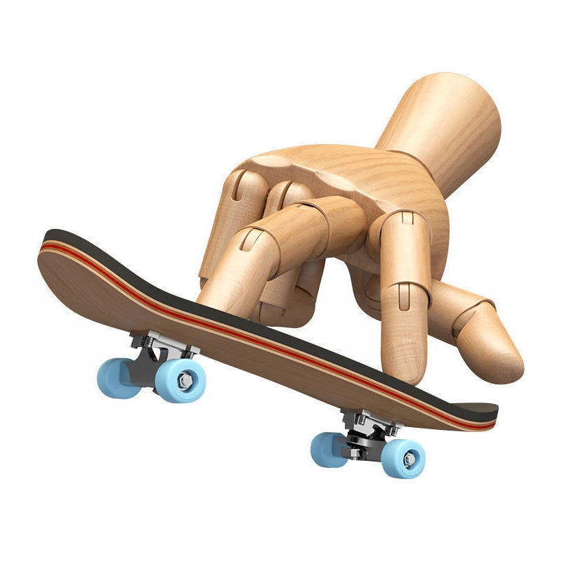 Professional Maple Finger Skateboard Wooden Fingerboard Wheels With Bearings Novelty Gifts Adults Children Cool Stuff Fun Toys