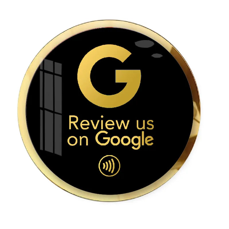 NFC Plate Plaque Acrylic Sign for Google Reviews Instagram Social Media Interaction