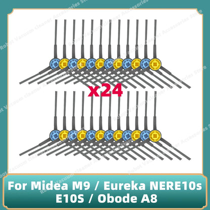 Compatible For Midea M9 / Eureka E20 Plus / Eureka NERE10s E10S / Obode A8 / VCR S10 Plus Main Side Brush Filter Mop Cloth Parts