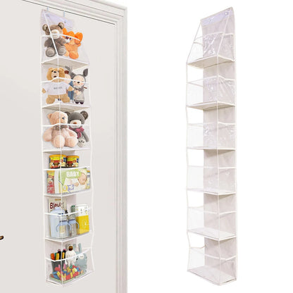 1pc 4 /6Layer Over The Door Hanging Organizer Cosmetics Wall Hanging Storage Organizerfor Nursery Bathroom Closet Bedroom Dorm