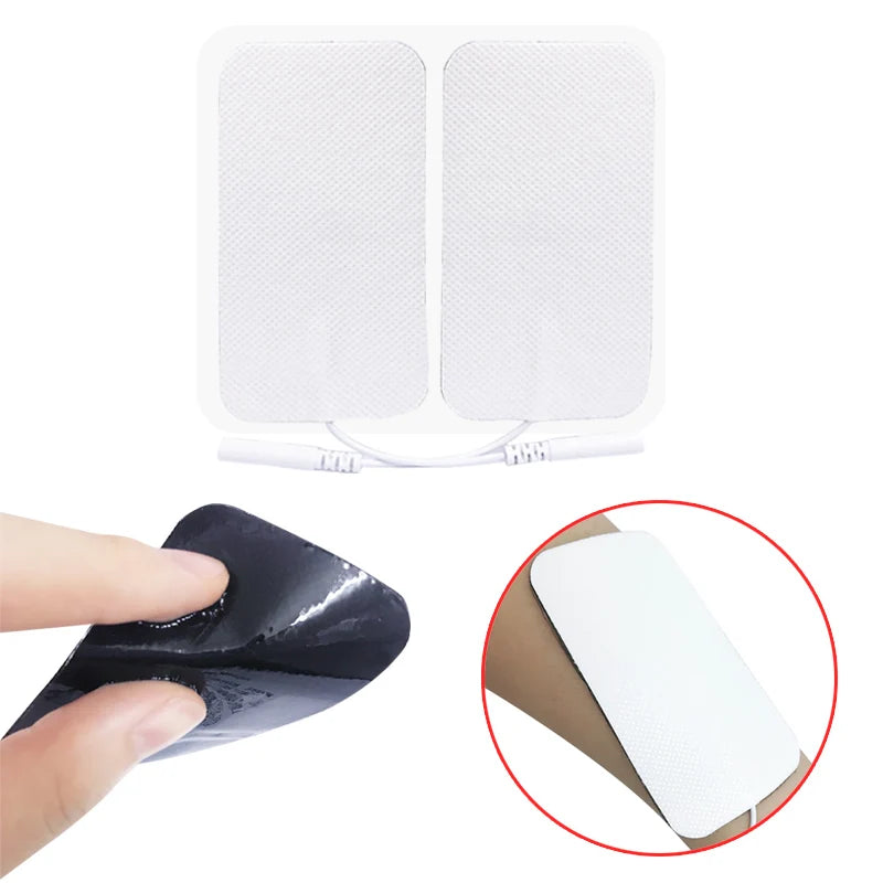 10/20pcs Muscle Stimulator Electrode Pads Gel Non-woven Fabric Self Adhesive Replacement Pads for Tens Digital Therapy Machine