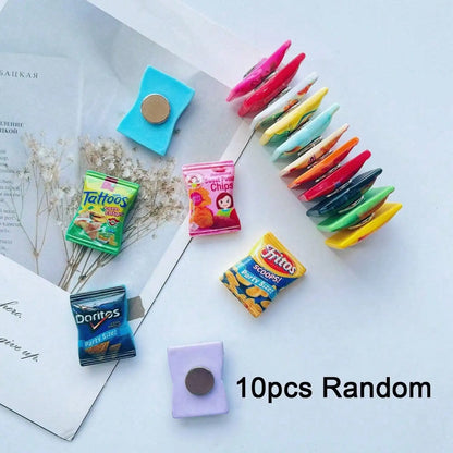 10pcs, Refrigerator Magnets, Mixed Color Refrigerator Magnets, Cute Candy Refrigerator Magnets, Whiteboard Magnet Stickers