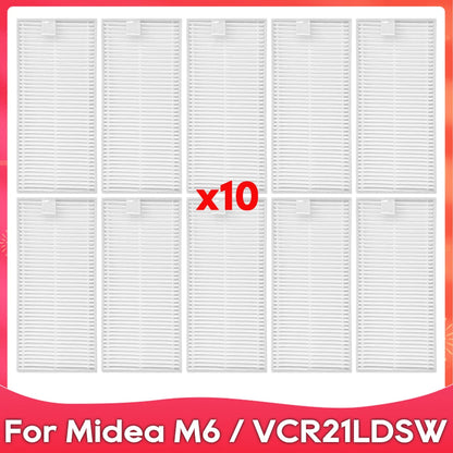 Compatible For ( Midea M6 / VCR21LDSW / Eureka NER600 ) Robot Vacuum Cleaner Part Roller Mian Side Brush Mop Filter Accessory