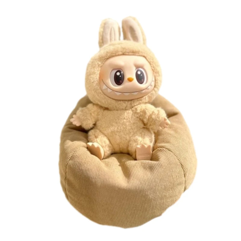 For Labubu Mini Sofa Bjd Doll Room Decoration Plush Doll Series Seat Decoration V2 Universal Children's Toys Birthday gift