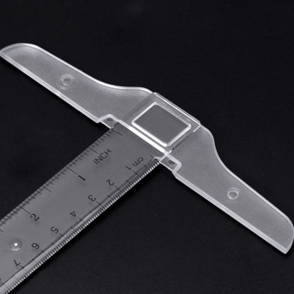 T Square Ruler Acrylic T Shape Ruler Clear Transparent Measurements Straight Ruler In Both Inches and Metric Measurement