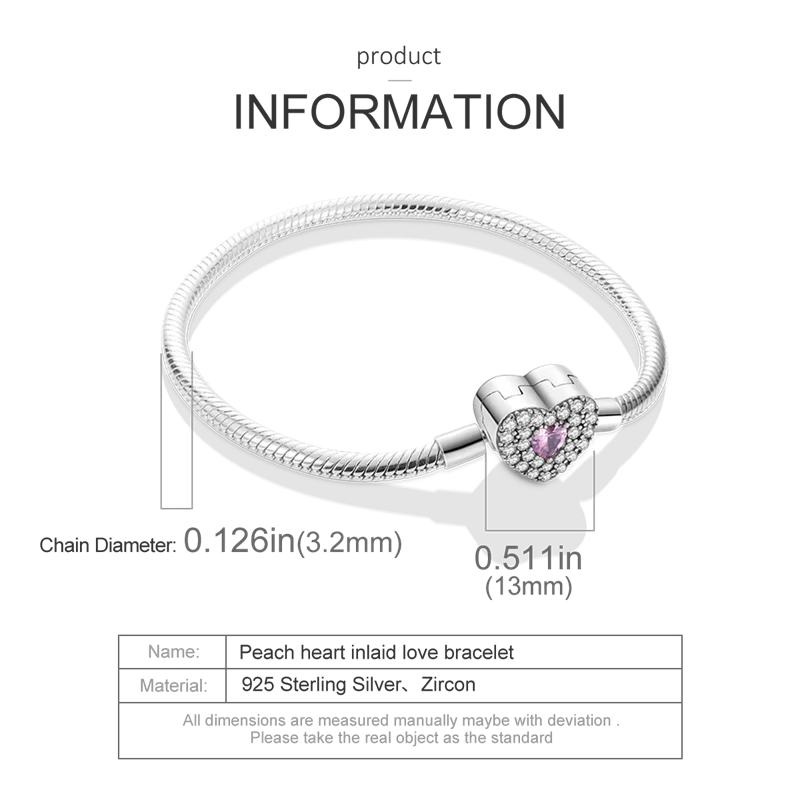 925 Sterling Silver Charm Bracelet - Leaf, Clover, Butterfly & Heart Design | 17-20cm Adjustable