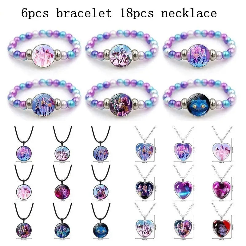 Kpop Demon Coil Notebook Anime Huntrix Book Notebook Decorative Party Gift for Guest Birthday Party Supplies Kpop Warrior