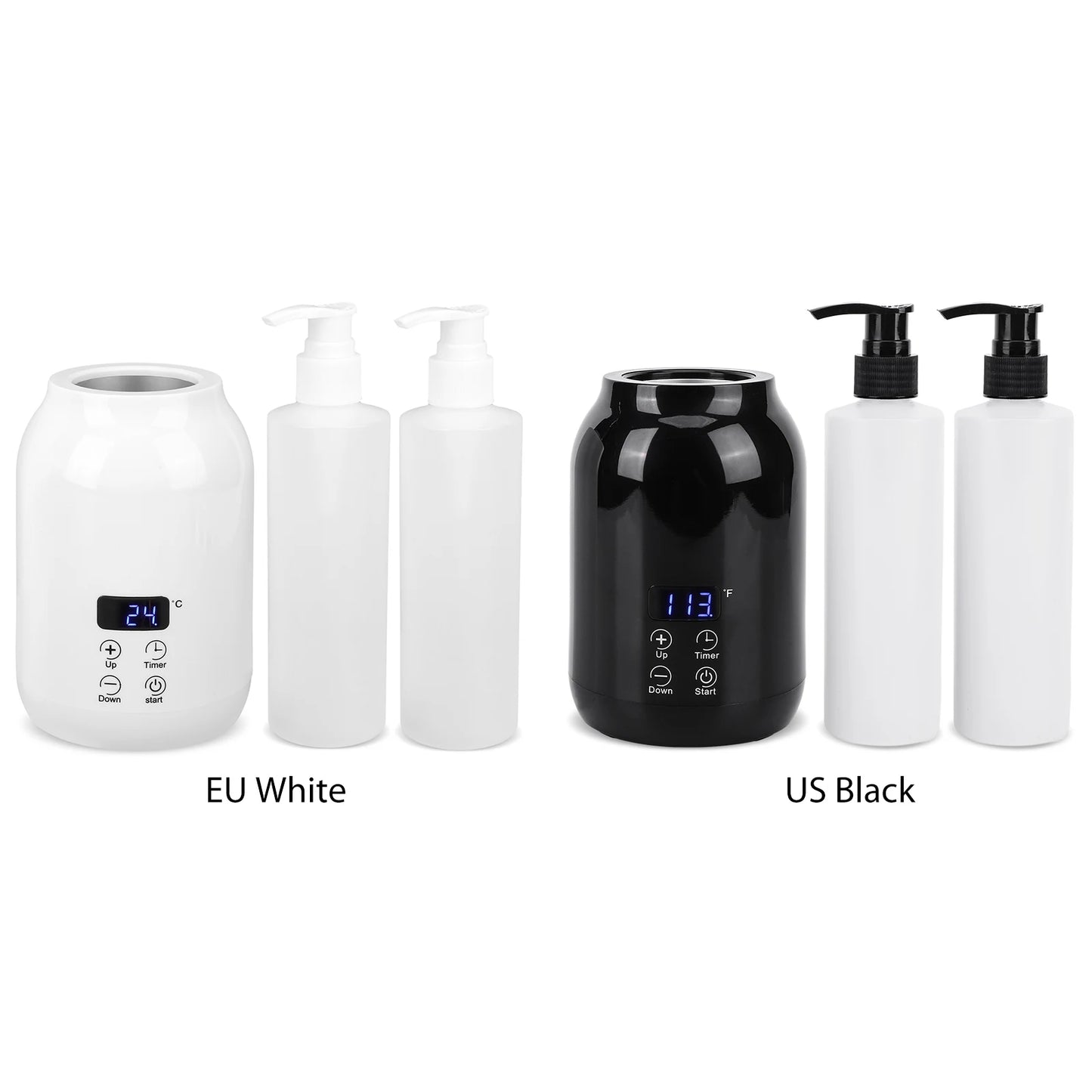 Massage Oil Warmer Digital Lotion Cream Heater LED Display Lotion Warmer Massage Oil Heater 2 Heat Modes Fast Heat Lotion Warmer