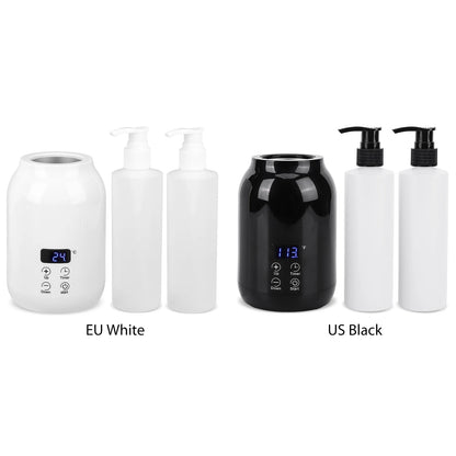 Massage Oil Warmer Digital Lotion Cream Heater LED Display Lotion Warmer Massage Oil Heater 2 Heat Modes Fast Heat Lotion Warmer