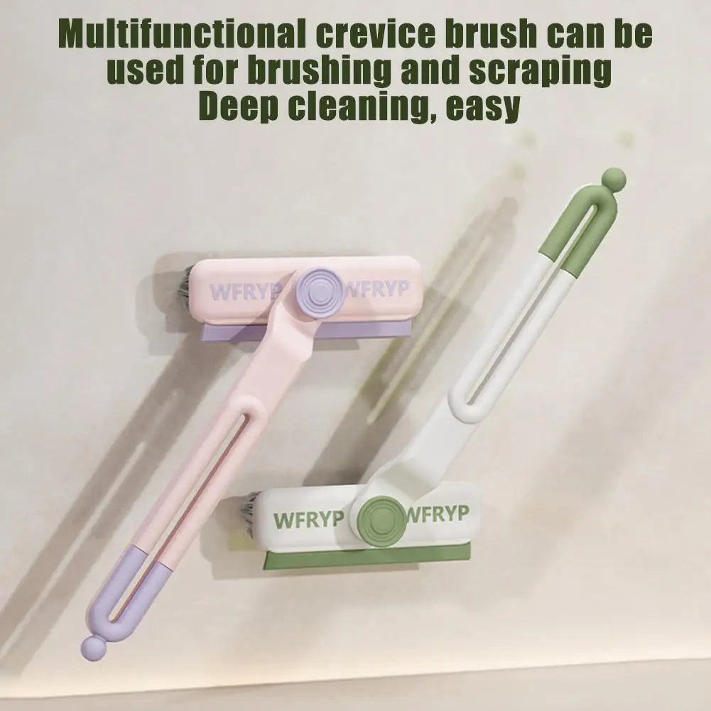 Multifunctional Rotating Gaps Cleaning Brush Adjust 360° Rotating Brush Head AU