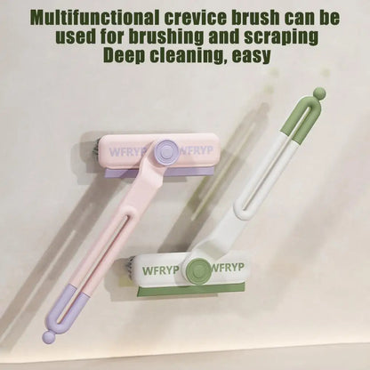 Multifunctional Rotating Gaps Cleaning Brush Adjust 360° Rotating Brush Head AU