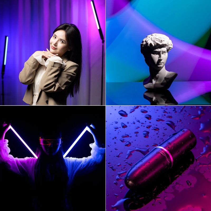 Ulanzi VL119 Stick Light RGB Handheld Wand Tube LED Video Light CRI 95+ 2500K-9000K 2000mAh Photography Lighting Fill Lamp