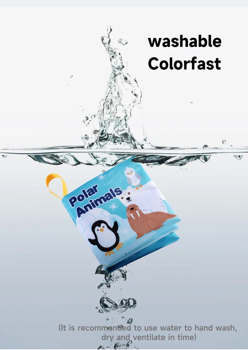 Children Early Educational Toys Rustle Sound Soft Cloth Book Fruits Animal Numbers Food Means of Transportation Cognition Toys