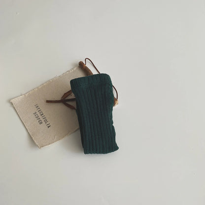 Girls Cotton Tights - Soft Knitted Pantyhose for Babies & Toddlers | Macaron Colours