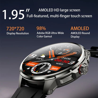 Original H99 Smart Watch Android Watches Amoled Smartwatch With 190° Rotary Camera Google Play Store 1.95inch Amoled Screen