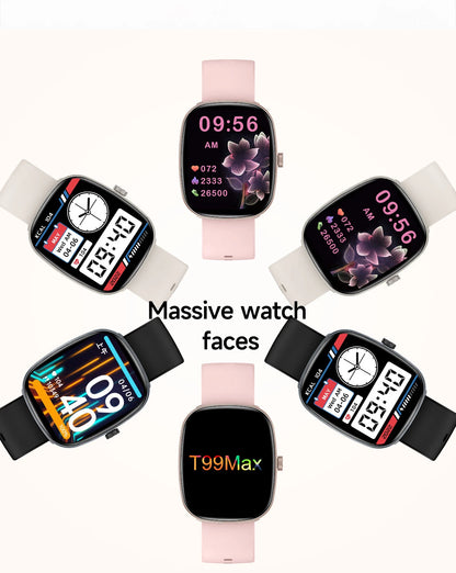 New Smart Watch Android IOS Phone 1.44 Inch Color Screen Bluetooth Call Blood Oxygen/Pressure Monitoring Smart Watch Women Men