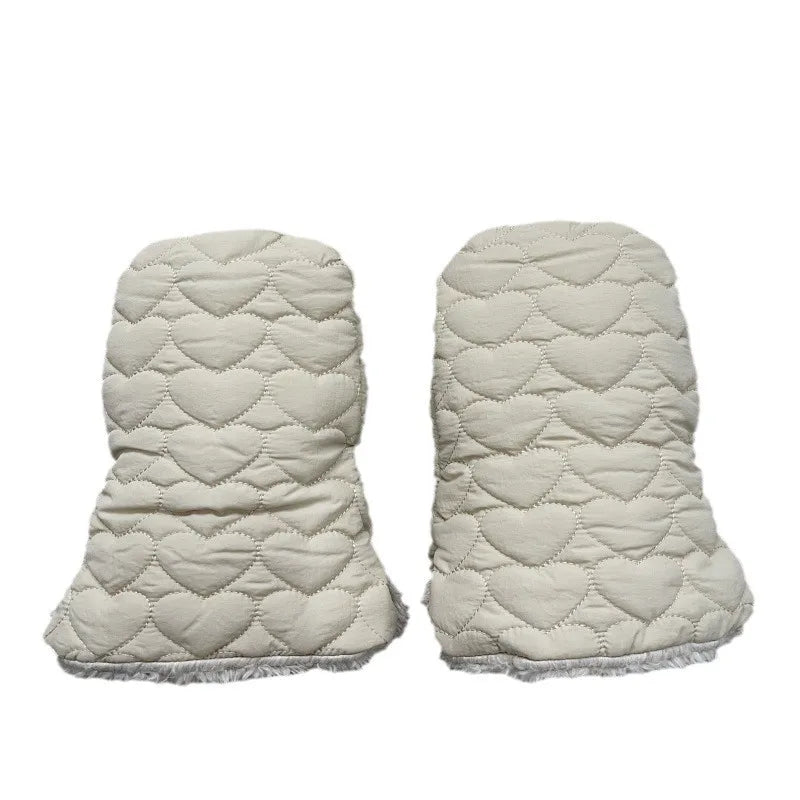 Premium Waterproof Stroller Gloves - Winter Warm Hand Muff Mittens for Pram & Pushchair (2 Pack)