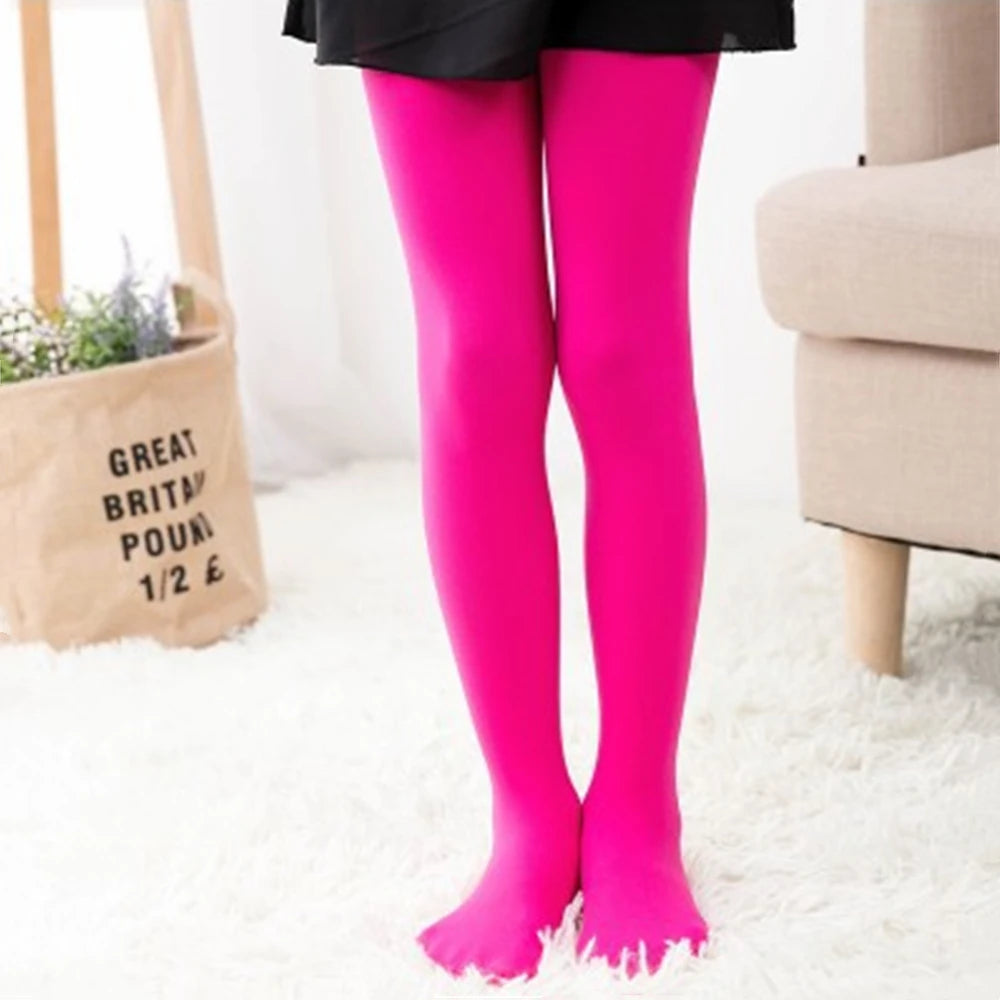 Premium Girls Ballet Dance Tights - Soft Footed Stockings for Dance, Halloween & School Uniform