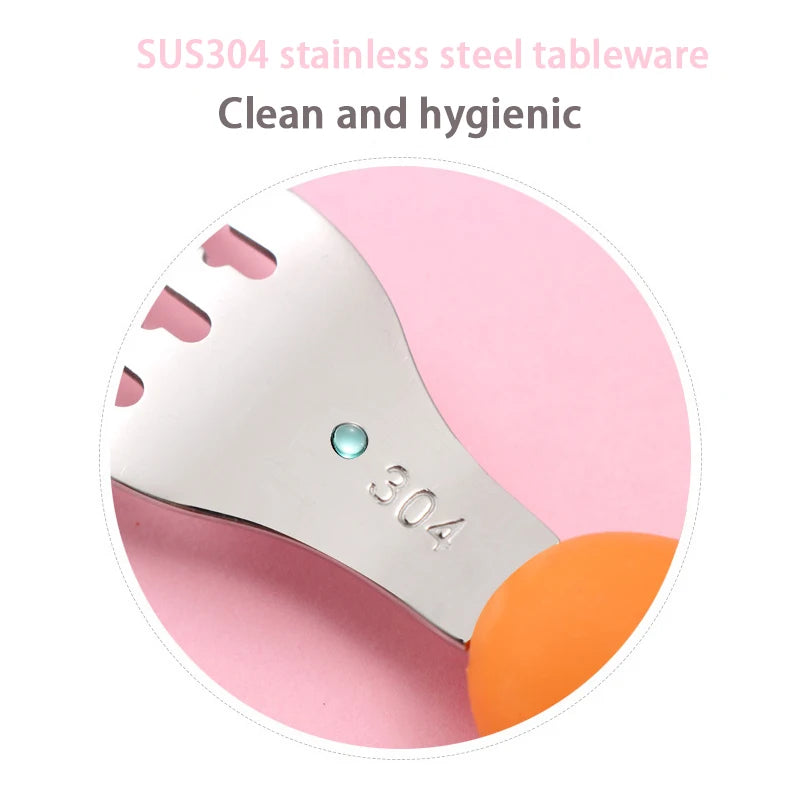 Peppa Pig Tableware Fork Spoon Action Doll Toy George Pig Dad Mom Cartoon Anime Pattern Party Gifts For Boys Girls Cartoon Toy