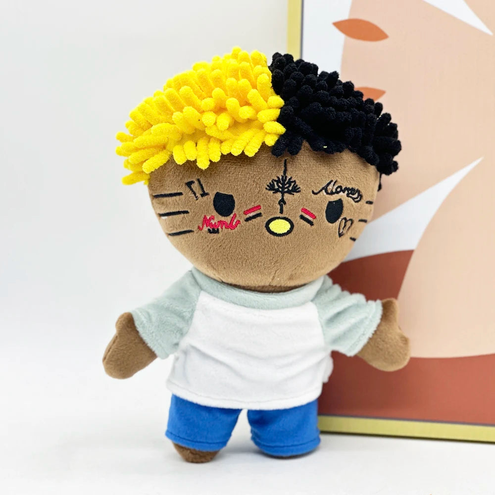 New Hello Kitty Ken Carson Rapper Trippie Taylors Plush Toy Doll with Clothes Stuffed Soft Plush Toys Fans Collect Gifts