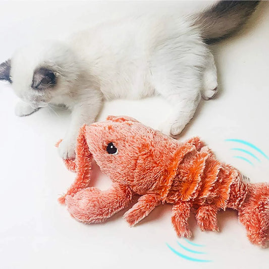 Funny Interactive Dog Plush Toy Jumping Moving Dog Toy Interactive Dog Toys To Keep Them Busy for Medium Dogs Teething
