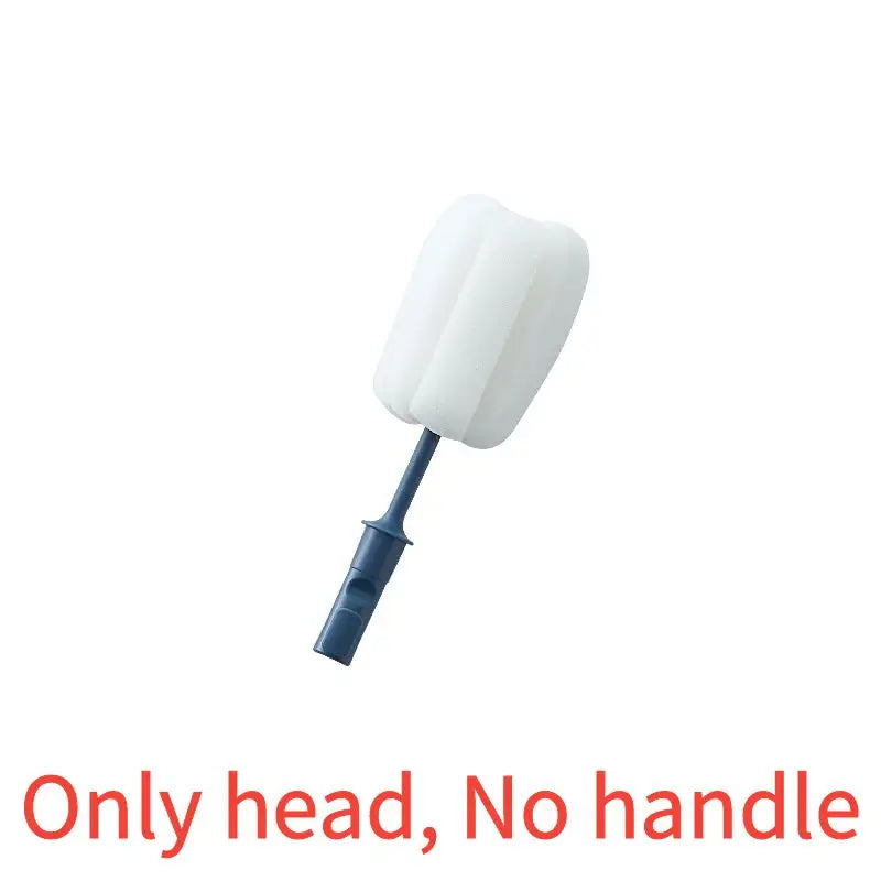Soft Sponge Cup Brush, Long Handle Sponge Bottle Brush Drink Wineglass Bottle Glass Cup Washing Cleaning Kitchen