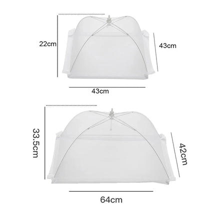 Food Cover Mesh Folding Washable Flies Tables Cover Insect Proof Protective Dish Covers Home Kitchen Storage Accessaries