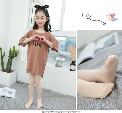 Kids Pantyhose Ballet Dance Tights For Girls Stocking Children Velvet White Pantyhose Girls Tights Professional Ballet Stockings