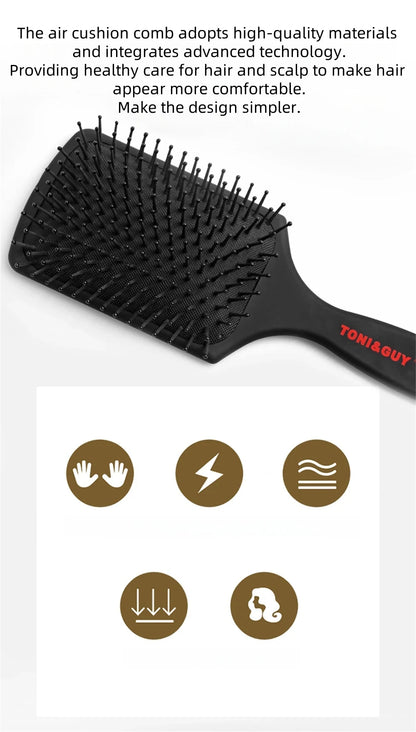 Professional Salon Air Hairdressing Cushion Comb Barbershop Anti-Static Hair Brush Massage Home Diy Curly Styling Tools