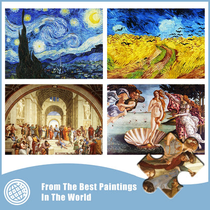 MaxRenard Jigsaw Puzzle 1000 Pieces The School of Athens Raphael Environmentally Friendly Paper Christmas Gift Toy