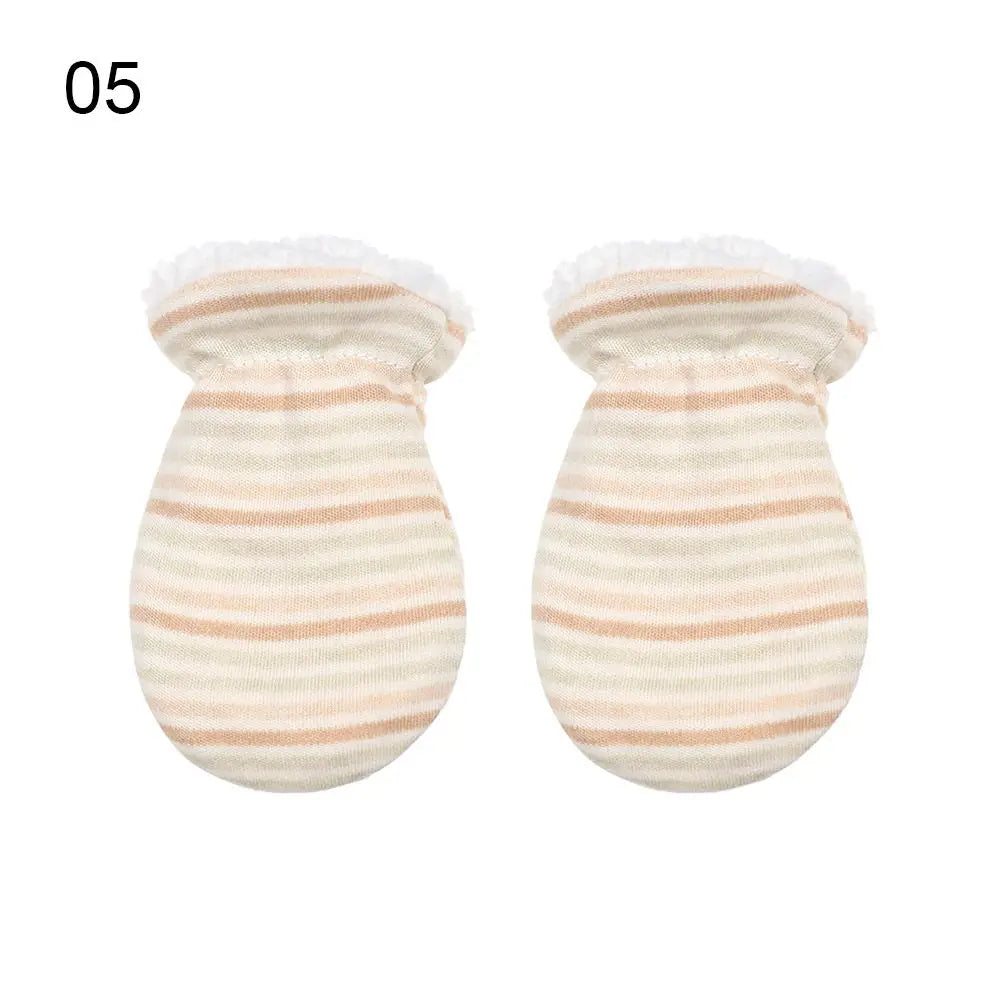 Baby Fleece Gloves - Soft Cotton Mittens for Newborn Toddler Boys & Girls | Anti-Scratch Winter Gloves