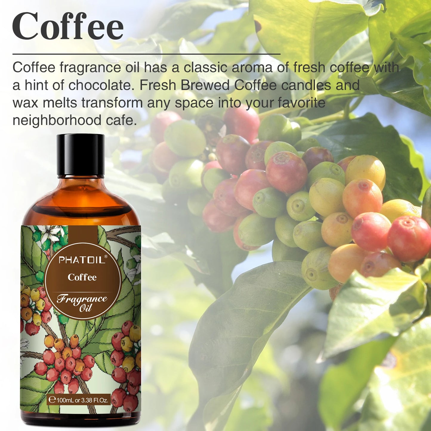 PHATOIL 100ml Aroma Fragrance Oil Fresh Linen Bubble Gum Baby Powder Angel Aromatherapy Essential Oils For Skin Candle Making